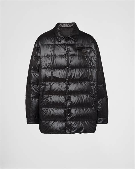 prada daunenjacke schwarz|Schwarz Daunenjacke Aus Re.